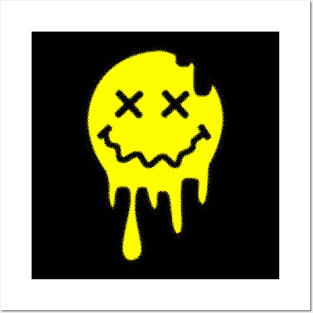 ACID SMILEY (MELTING) #2 Posters and Art